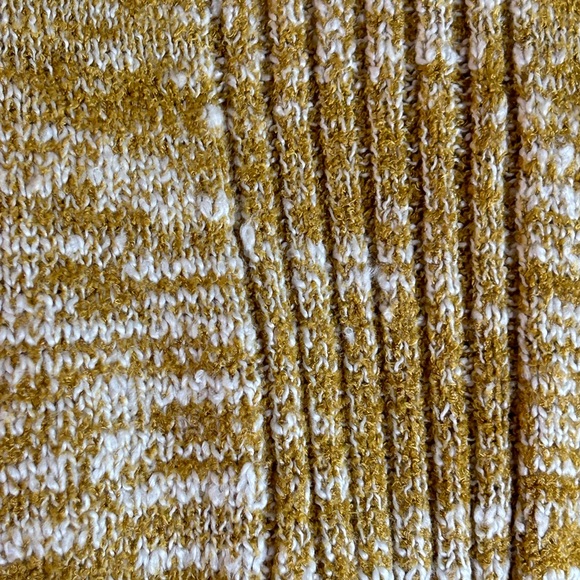 Anthropologie Abigail Duster Sweater in Mustard Marled Knit. Women’s Medium - Picture 9 of 10